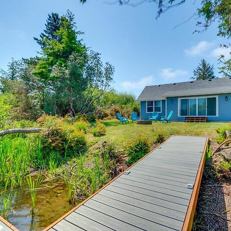 Canal Cottage Retreat With Dock And Waterfront Views Ocean Shores Exteriör bild