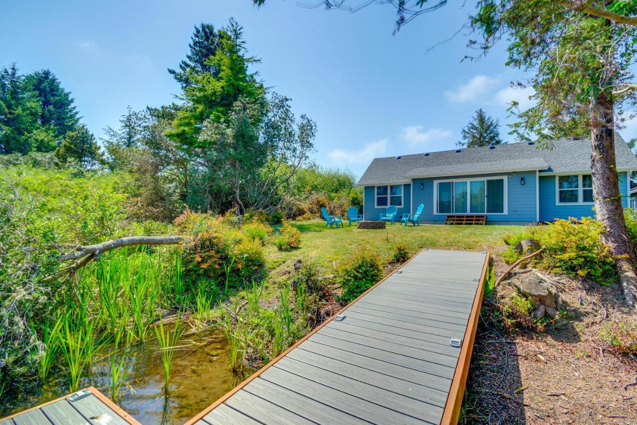 Canal Cottage Retreat With Dock And Waterfront Views Ocean Shores Exteriör bild